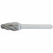 Flame Bur 12.00mm Carbide Aluminum Cut