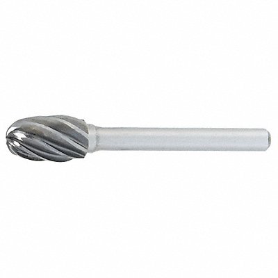 Oval Bur SE Radius End 19.00mm Carbide