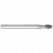 Oval Bur SE Radius End 1/8 Carbide