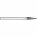 Cone Bur Pointed End 1/8 Carbide