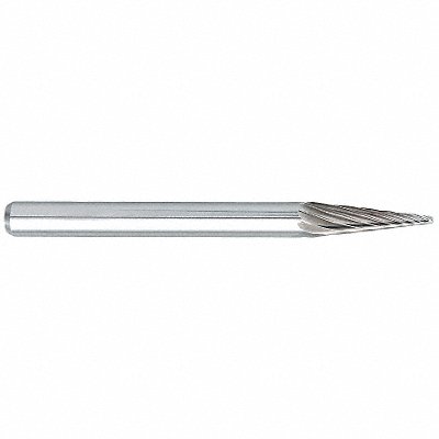 Cone Bur Pointed End 1/8 Carbide