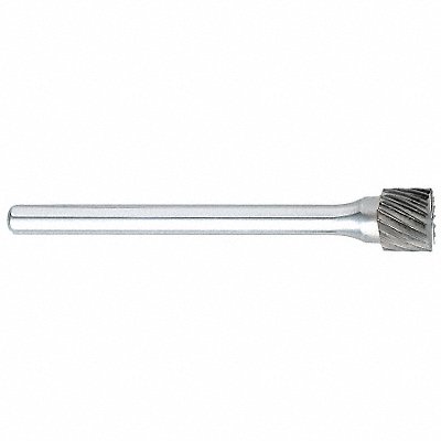 Cylinder Bur SB Flat End 1/4 Carbide