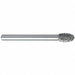 Oval Bur SE Radius End 5.00mm Carbide