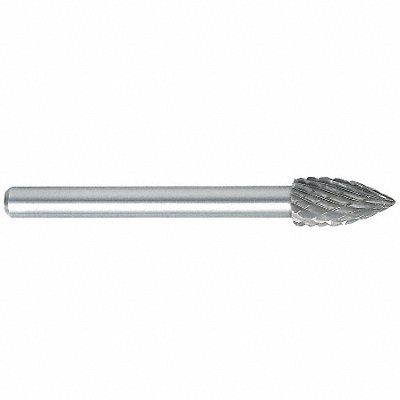 Flame Bur 4.00mm Carbide Double Cut