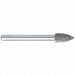 Flame Bur 4.00mm Carbide Double Cut