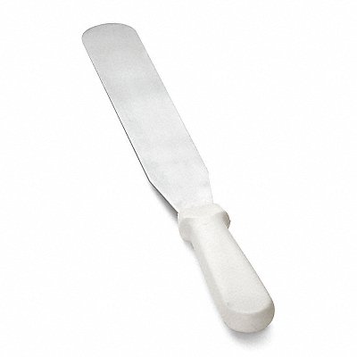 Icing Spatula SS Wht Plastic Handle 10 