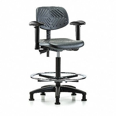 Poly Chair High AA FR Glides Black