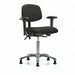 Vinyl Chair Chrome Med AA Stat Blk