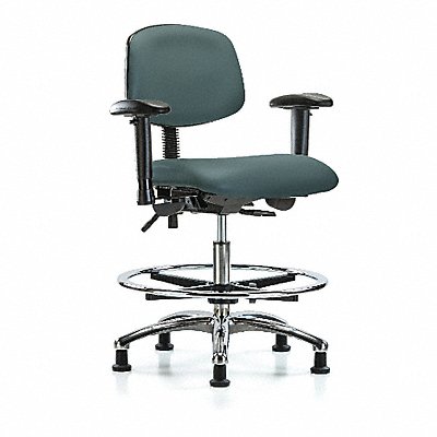 Vin Chair Chrome Med AA FR C Blue