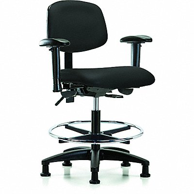 Vinyl Chair Med T AA FR Stat Blk