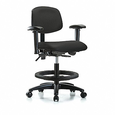 Vinyl Chair Med T AA FR Cast Blk