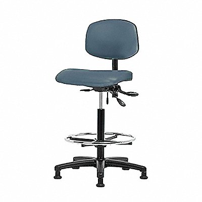 Vinyl Chair High Tilt FR Stat Blue