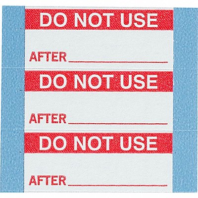 Maintenance Labels 0.625 H x 1.5 PK 25