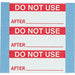 Maintenance Labels 0.625 H x 1.5 PK 25