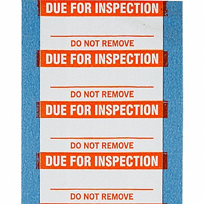 Inspection Due Labels 0.625 H x 1 PK 25