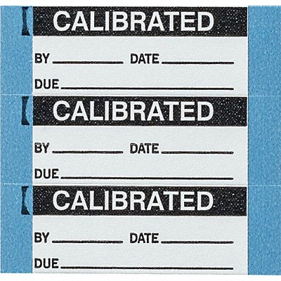 Calibration Labels 0.625 H x 1.5 PK 25