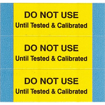 Calibration Labels 0.625 H x 1.5 PK 25