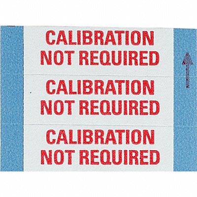 Calibration Labels 0.5 in H x 1.5 PK 25