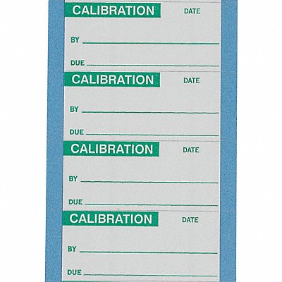 Calibration Labels 1 H x 2.25 W PK 25