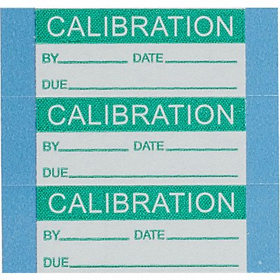 Calibration Labels 0.625 H x 1.5 PK 25