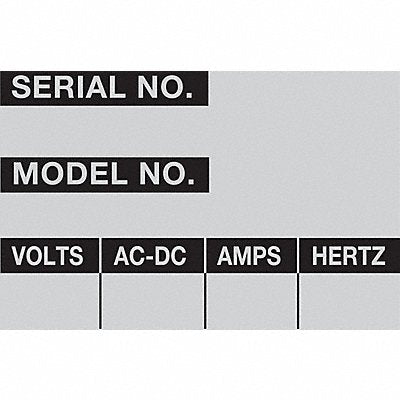 Property Tag Labels 1.5 H x 2.25 PK 25
