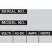 Property Tag Labels 1.5 H x 2.25 PK 25