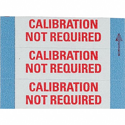 Calibration Labels 0.5 H x 1.5 W PK 25