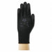 Knit Gloves Black Size 7 Polyester PK12