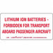 Lithium ION Battery Label 500 per Roll