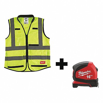 High Visibility Vest S/M Yellow/Green