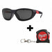 Safety Glasses Smoke Lens Black Frame