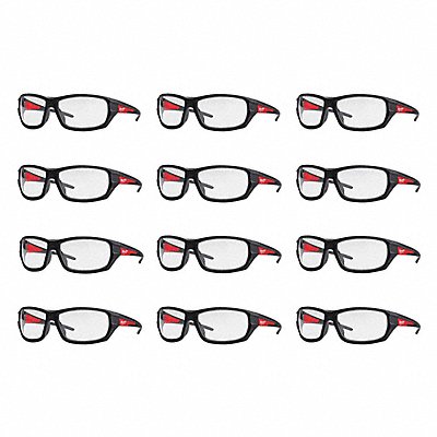 Safety Glasses 12 pk Clear Lens