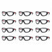 Safety Glasses 12 pk Clear Lens