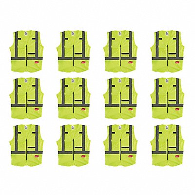 High Visibility Vest 12 pk 12 pk S/M