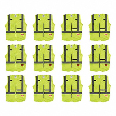 High Visibility Vest 12 pk L/XL