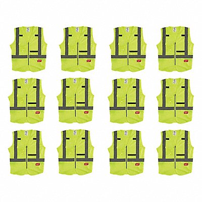 High Visibility Vest 12 pk L/XL