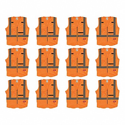 High Visibility Vest 12 pk S/M