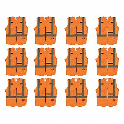 High Visibility Vest 12 pk L/XL