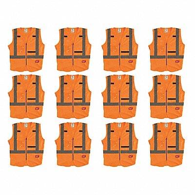 High Visibility Vest 12 pk L/XL