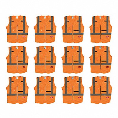 High Visibility Vest 12 pk 2XL/3XL