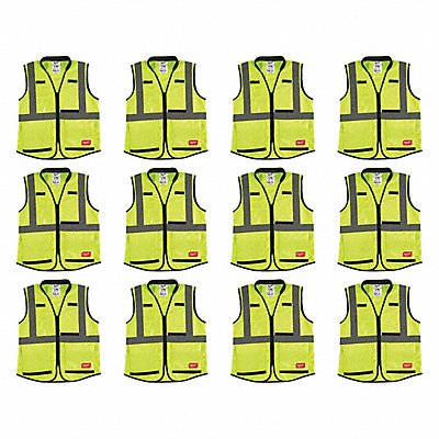 High Visibility Vest 12 pk L/XL