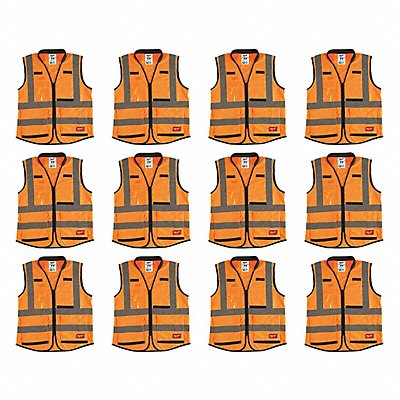 High Visibility Vest 12 pk S/M