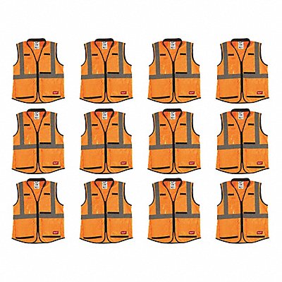 High Visibility Vest 12 pk S/M