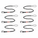 Tool Lanyard 6 pk 15 lb 54 L Black