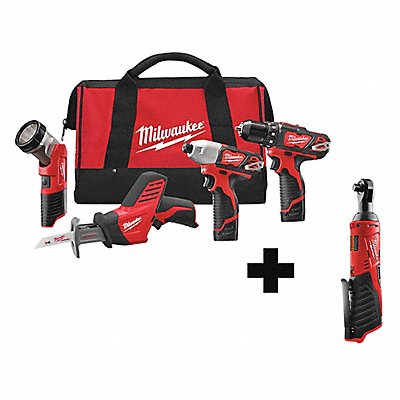 Cordless Combination Kit 12V (4) Tools