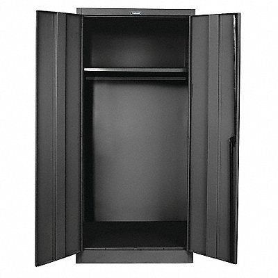 Storage Cabinet 78 x48 x18 Black 1Shlv