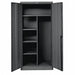 K4193 Storage Cabinet 78 x48 x18 Black 4Shlv