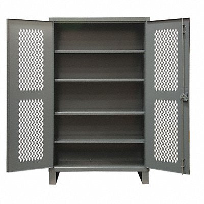 Storage Cabinet 78 x48 x24 Gray 4Shlv