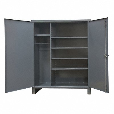 Storage Cabinet 78 x48 x24 Gray 5Shlv