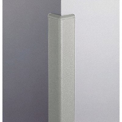 Corner Grd 96in.H Silver Gray Peblette